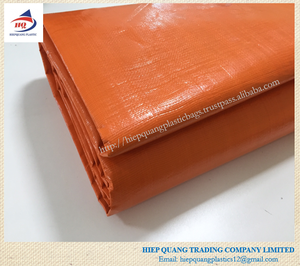 Lona de Poliéster Tejida Modelo HQ BNHQ Fabricada en Bac Ninh, Cubierta de Carga para Camión Naranja Personalizada - Product Image 4