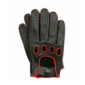 ถุงมือหนังกันหนาวสไตล์ใหม่สำหรับชายและหญิง,ถุงมือหนังสำหรับขับรถให้ความอบอุ่นในฤดูหนาวถุงมือขับรถทำจากหนังแกะสัมผัส - Product Image 6