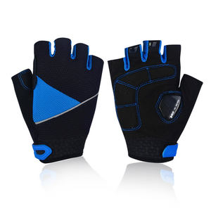 MTB Cycling Bike Silicone Gel Pad Gloves Shockproof Half Finger Short Proper - Product Image 1
