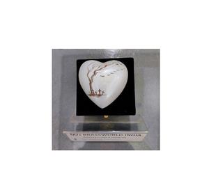 Arche en aluminium peinte à la main pour souvenir de cœur, fournitures de funérailles élégantes - Product Image 3