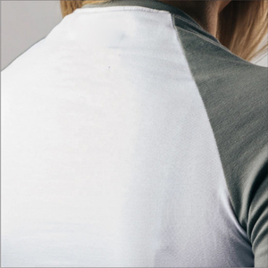 Camiseta de manga corta de algodón 100%, camiseta lisa en blanco con estampado de logotipo personalizado, diseño de cuello redondo, Camiseta básica de verano para mujer en blanco para invierno - Product Image 3