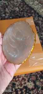 Blue & <b>Pink</b> With Gold RIm Resin <b>Coaster</b> American Style <b>Coasters</b> Wood Resin <b>Coasters</b> - Product Image 2