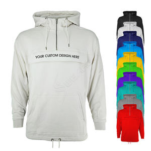 เสื้อฮู้ดสวมหัวแนวสปอร์ตสำหรับผู้ชายเสื้อมีฮู้ดแบบยูนิเซ็กส์เสื้อฮู้ดแฟชั่นมีซิปครึ่งตัวสำหรับฤดูหนาว - Product Image 1