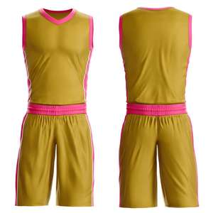 Uniforme de basket-ball au Design Unique personnalisable, ensemble d'uniformes avec figurine sublimation - Product Image 3