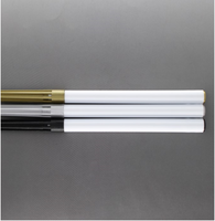Marqueur métallique pour papier, verre, peinture, paillettes argentées, très vendu, marqueur pour tableau blanc en plastique PP 6 mm, pointe biseautée noire 6 mm AB998