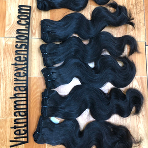 Extensions de cheveux humains vierges Remy de qualité supérieure, ondulés style mongol, longueur 8-40 pouces, trame invisible - Product Image 1