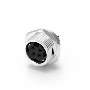 Power Din 4PIN Front Lock Solder Type Connector