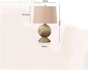 Top Trending Coastal Style Warm White Shade Base Ball Shaped Handicraft Natural <b>Rope</b> Work Decorative Table Desk Lamp Home Decor - Product Image 1
