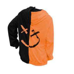 Vente en gros d'usine de sweats à capuche avec logo personnalisé 2 couleurs sweats à capuche en coton/polyester pour hommes à imprimer capuche surdimensionnée - Product Image 6