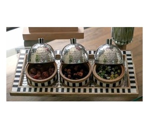 เซ็ตกระถางธูปไม้อะคาเซีย,เซ็ตเตาเผาไม้อะคาเซียแบบฝังมุกปี2022 - Product Image 2