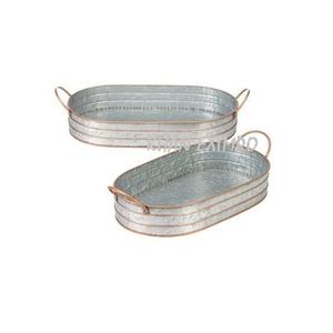 ถาดเสิร์ฟโลหะสีทองขนาดใหญ่สำหรับเสิร์ฟอาหารสำหรับขนมคุกกี้ขนมผลไม้ดอกไม้เครื่องครัวถาดของขวัญแต่งงาน - Product Image 5