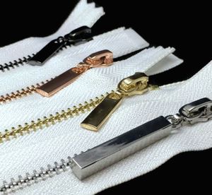 Rollos de cremallera de Metal con bloqueo automático de extremo abierto n. ° 5 de alta calidad, plástico de nailon duradero para bolsos, zapatos, prendas de vestir, almohadas - Product Image 2