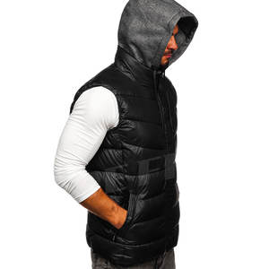 เสื้อแจ็คเก็ตบุขนสำหรับผู้ชาย,เสื้อแขนกุดสำหรับกิจกรรมกลางแจ้งในฤดูหนาว - Product Image 4