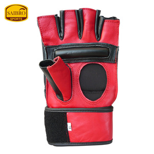 Top nouveaux gants de MMA et de boxe en cuir de haute qualité personnalisés pour adultes dernières poignées d'entraînement applicables en plein air - Product Image 2