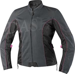 Veste de moto sur mesure de haute qualité pour dames couleur unie bord à manches longues ajusté imperméable respirant grande taille - Product Image 1