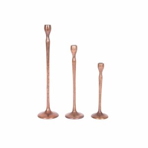 Ensemble de 3 bougeoirs en argent de fabricants indiens - Product Image 4