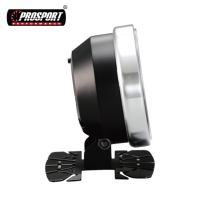 Nouveau Jauge de Précision Analogique Large Bande 52mm CE Universelle 12V pour Voitures avec Double Rétroéclairage Bleu/Rouge et Lentille Claire