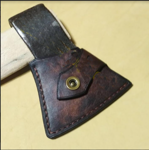 โอดีเอ็มขวานเหล็กคาร์บอนอเนกประสงค์พร้อมปลอกหนังทนทานสำหรับกิจกรรมกลางแจ้ง - Product Image 5