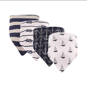 Baba de bebé Baberos de bambú 100% rayón Digital impreso puro algodón orgánico de Bandana Baba Baberos - Product Image 1