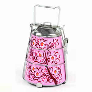 Best Quality 2-Layer Stainless Steel <b>Lunch</b> Food Tiffin <b>Hot</b> Selling with King Logo for Daily Use - Product Image 1