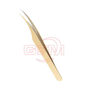 Pince à épiler pour extensions de cils en acier inoxydable à faible MOQ, design unique – Durable et réutilisable, marque privée - Product Image 2