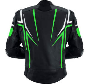 Chaqueta de cuero ajustada para motocicleta - Product Image 4