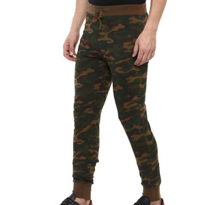 Marque distributeur personnalisée Pantalon de jogging de sport ajusté camouflage pour homme Pantalon de survêtement d'hiver en coton vierge imprimé anti-rides rapide grande taille à plat - Product Image 3