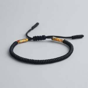 สร้อยข้อมือเชือกถักแฮนด์เมดแห่งความสุข - Product Image 1