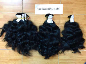 Extension de cheveux Remy vierges crus vietnamiens 100% cheveux humains doux et soyeux des donateurs - Product Image 3