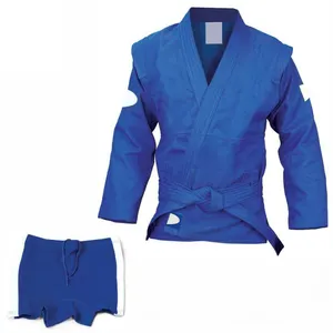 Wholesale Factory Manufacturers Blue Color Sambo Uniform Set