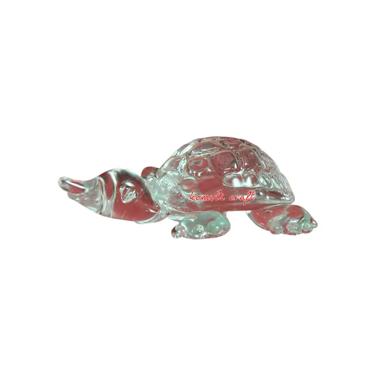 ランプワークカスタムガラス小さなモダンなガラスアート動物の家の装飾亀