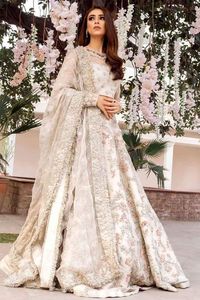 ELEGANT--NEW----BEAUTIFUL--BRIDAL--NEW--FLOOR-LENGTH, vestido con cuentas de cristal embellecidas, trabajo de piedra para boda = 2021 - Product Image 2