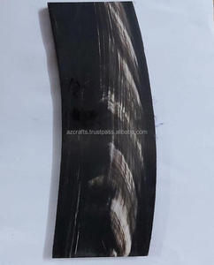 Placas de cuerno de Búfalo en blanco Natural - Product Image 6