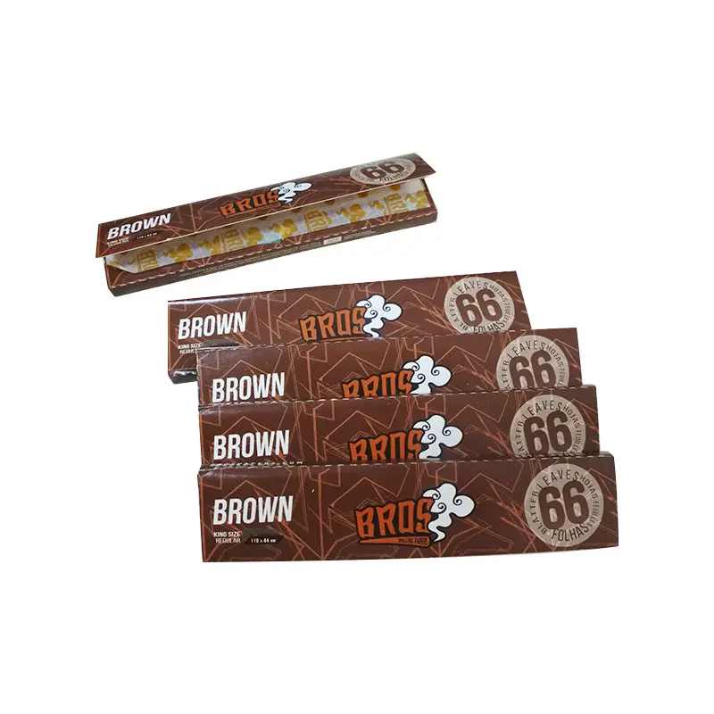 custom rolling pape 66 leaves unbleached paper