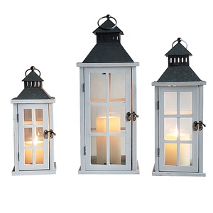 Pleasant Designed Home Decor Metal <b>Lantern</b> Customized Size Floor Ceiling <b>Candle</b> <b>Holder</b> with Windproof Glass Door for Christmas - Product Image 1