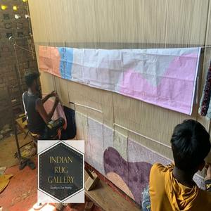 พรมทอมือ 100 ปม KSI อินโดเนปาล คุณภาพสูงมาก ขนสั้น-ยาว 3 มิติ ขนสัตว์ผสมไหม รับทำโลโก้ตามสั่ง จัดส่งทั่วโลก - Product Image 3