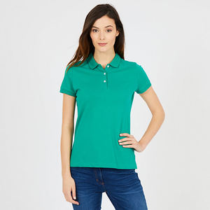 Camiseta Polo Personalizada para Mujer, Camiseta Ajustada, Transpirable e Informal con Etiqueta Privada, Estampado de Logotipo Personalizado A LA Moda - Product Image 4
