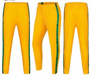 กางเกงวอร์มผู้ชายเอวสูงแบบสั่งทำพิเศษ กางเกงจ็อกเกอร์ลำลองแบบซ้อนทับ แต่งขอบขา กางเกงที่ปรับแต่งได้ ผ้าคอตตอนเทอร์รี่ - Product Image 1