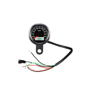 60mm Electric Needle Black White Faceplate 220KMH <b>Speedometer</b> for <b>Motorcycle</b> - Product Image 4