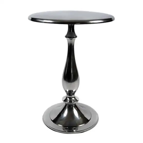 Кофейный столик из литого алюминия, круглый журнальный столик для гостиной, мебель