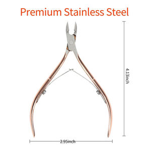 Best Selling Cuticle Nail Nipper Customized Logo Cuticle Nail Clipper High Quality Stainless Steel Finger Cuticle Nail Nipper - Product Image 5