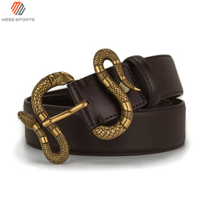 New Genuine Leather <b>Belt</b> for Men – High Quality Metal Buckle Business Fashion Vintage Cowboy Leather <b>Belt</b> for Male Casual & Form - Product Image 3