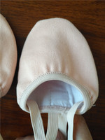 HARBOUR INTERNATIONAL Nouveau design Chaussons de danse souples professionnels en toile extensible rose Semelle intermédiaire en caoutchouc Personnalisables