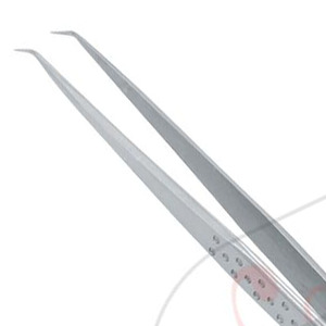 SERVICE ODM OEM pince à épiler personnalisée mince droite 6MM 45 degrés VOLUME marque privée - Product Image 3