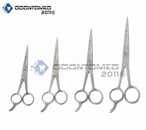 Ensemble de 4 ciseaux professionnels pour coiffeur 4.5 "5.5" 6.5 "7.5" Ciseaux de coupe de cheveux/Ciseaux de coiffeur-Trempé à la glace - Product Image 1