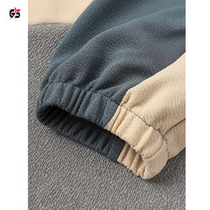 Sweat-shirt à capuche pour hommes, 1/4 coton, tissu molletonné, fermeture éclair, Logo personnalisé, manches longues, tenue décontractée, nouvelle collection 100% - Product Image 6