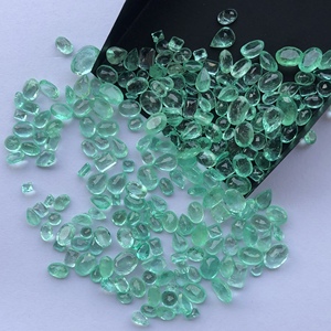 6mm 8mm 10mm Naturel Colombien Émeraude Couleur Pierre À Facettes Lot En Gros Pierres Précieuses pour La Fabrication De Bijoux Collier Bracelet En Ligne - Product Image 4