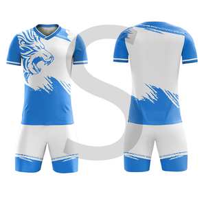เสื้อฟุตบอลคุณภาพดีสั่งทำพิเศษพร้อมหมายเลขทีม 100% โพลีเอสเตอร์ แห้งเร็ว สำหรับผู้ชาย - Product Image 1