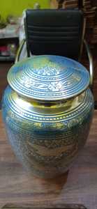 ทองเหลืองนกกลับบ้านนกสีฟ้าสลักโกศศพอุปกรณ์ Brassworld อินเดีย - Product Image 6