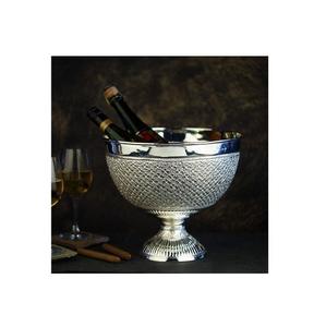 Bes Ice Bucket Cooler & vin Cooler avec pour Barware maison & Restaurant métal argent durable taille personnalisée Logo client - Product Image 5